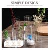 Yardwe 3pcs Glass Vase Glass Plant Terrarium Air Planter Bulb Glass Air Plant Holder Glass Vases Clear Glass Container Hydroponic Flowers Vase Cylinder Arrangement Container view 3