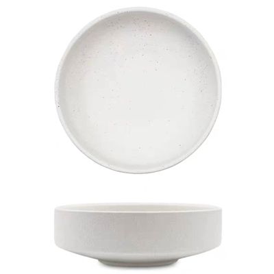 15 oz/37 oz Ceramic Soup Bowl, 6/ 8 Pasta Bowls Vintage Rustic Salad Bowls Perfect for Your Friend for Housewarming, Thanksgiving, Christmas (Color : White, Size : 8")