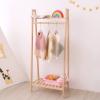 LXBAMKEA Child Coat Rack Stand Clothes Rack Stand, Wood Garment Storage Holder, Dress Toy Book Shoe Scarfs Umbrella Handbag Organizer, Ideal for Bedroom Kindergarten Playroom view 2