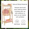 LXBAMKEA Child Coat Rack Stand Clothes Rack Stand, Wood Garment Storage Holder, Dress Toy Book Shoe Scarfs Umbrella Handbag Organizer, Ideal for Bedroom Kindergarten Playroom view 3