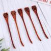 BESTonZON Wooden Honey Dipper Spoon 7 Inch Hollow Carved Honey Stirrer with Japanese Honeycomb Design for Drizzling Syrup and Tea Mixing view 2