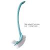 SONGBIRDTH Bathroom Cleaning Scrubber Dense Bristles Hanging Useful Curved Toilet Cleaning Brush Blue view 2