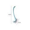 SONGBIRDTH Bathroom Cleaning Scrubber Dense Bristles Hanging Useful Curved Toilet Cleaning Brush Blue view 3