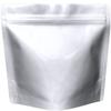 Chamigon 50 Pack 7.5 Mil Mylar Stand Up Bags - 8.5x6.5 Inches Resealable Smell Proof Pouch Bag withstand Hot Water - Heat Sealable Foil Zipper Sample Pouches for Food Storage - Glossy Silver view 1