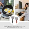Hemoton 2pcs Stainless Steel Pancake Shovel Wooden Handle Versatile Kitchen Utensils for Cooking Steak Fish and Pancakes Easy to Clean and Sturdy Design view 3