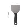 Hemoton 2pcs Stainless Steel Pancake Shovel Wooden Handle Versatile Kitchen Utensils for Cooking Steak Fish and Pancakes Easy to Clean and Sturdy Design view 4