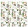 artgeist Acoustic Room Divider Botanica 90x68 in - Double-Sided Folding Screen Print on Non-Woven Canvas Acoustic Foam 5 Panel Home Office Design Nature Plants Flowers Leaves b-B-0318-z-c view 4