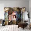 artgeist Acoustic Room Divider Klimt Mutter und Kind 90x68 in - Double-Sided Folding Screen Print on Non-Woven Canvas Acoustic Foam 5 Panel Home Office l-A-0015-z-c view 3