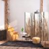 artgeist Acoustic Room Divider Pampasgras 90x68 in - Double-Sided Folding Screen Print on Non-Woven Canvas Acoustic Foam 5 Panel Home Office Design TrockenFlowers Nature b-A-0724-z-c view 2