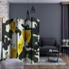 artgeist Acoustic Room Divider Poppy Flowers 90x68 in - Double-Sided Folding Screen Print on Non-Woven Canvas Acoustic Foam 5 Panel Home Office Design Architecture Flowers Botanica b-C-0408-z-c view 2