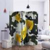 artgeist Acoustic Room Divider Poppy Flowers 90x68 in - Double-Sided Folding Screen Print on Non-Woven Canvas Acoustic Foam 5 Panel Home Office Design Architecture Flowers Botanica b-C-0408-z-c view 3