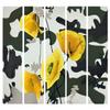 artgeist Acoustic Room Divider Poppy Flowers 90x68 in - Double-Sided Folding Screen Print on Non-Woven Canvas Acoustic Foam 5 Panel Home Office Design Architecture Flowers Botanica b-C-0408-z-c view 4