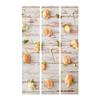 artgeist Acoustic Room Divider Flowers 53x68 in - Double-Sided Folding Screen Print on Non-Woven Canvas Acoustic Foam 3 Panel Home Office Design Nature Botanical Roses Faux Wood f-C-0153-z-b view 4