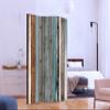 artgeist Acoustic Room Divider Faux Wood 53x68 in - Double-Sided Folding Screen Print on Non-Woven Canvas Acoustic Foam 3 Panel Home Office Wood Look Boards f-A-0355-z-b view 3