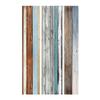 artgeist Acoustic Room Divider Faux Wood 53x68 in - Double-Sided Folding Screen Print on Non-Woven Canvas Acoustic Foam 3 Panel Home Office Wood Look Boards f-A-0355-z-b view 4