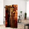 artgeist Acoustic Room Divider Flowers 53x68 in - Double-Sided Folding Screen Print on Non-Woven Canvas Acoustic Foam 3 Panel Home Office Design Orchids Nature Ivy Abstract b-C-0955-z-b view 3