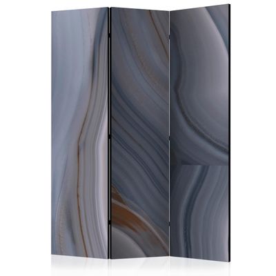 artgeist Acoustic Room Divider 3D Effect Abstract 53x68 in - Double-Sided Folding Screen Print on Non-Woven Canvas Acoustic Foam 3 Panel Home Office Design Lines Geometrical f-C-0242-z-b