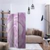 artgeist Acoustic Room Divider Flowers 53x68 in - Double-Sided Folding Screen Print on Non-Woven Canvas Acoustic Foam 3 Panel Home Office Design Nature Botanical Roses Violet b-C-0431-z-b view 2
