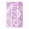 artgeist Acoustic Room Divider Flowers 53x68 in - Double-Sided Folding Screen Print on Non-Woven Canvas Acoustic Foam 3 Panel Home Office Design Nature Botanical Roses Violet b-C-0431-z-b view 4