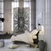 artgeist Acoustic Room Divider Mandala Orient 53x68 in - Double-Sided Folding Screen Print on Non-Woven Canvas Acoustic Foam 3 Panel Home Office f-A-0638-z-b view 3