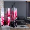 artgeist Acoustic Room Divider Zen 90x68 in - Double-Sided Folding Screen Print on Non-Woven Canvas Acoustic Foam 5 Panel Home Office Design Flowers Spa Lilies Water Nature b-C-0465-z-c view 2