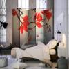 artgeist Acoustic Room Divider Orient Japan Asia 90x68 in - Double-Sided Folding Screen Print on Non-Woven Canvas Acoustic Foam 5 Panel Home Office Fishe Zen p-C-0004-z-c view 2