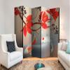 artgeist Acoustic Room Divider Orient Japan Asia 90x68 in - Double-Sided Folding Screen Print on Non-Woven Canvas Acoustic Foam 5 Panel Home Office Fishe Zen p-C-0004-z-c view 3