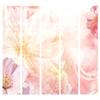 artgeist Acoustic Room Divider Flowers 90x68 in - Double-Sided Folding Screen Print on Non-Woven Canvas Acoustic Foam 5 Panel Home Office Design Nature Botanica Pastell Rose b-C-0093-z-c view 4