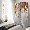 artgeist Acoustic Room Divider Flowers 53x68 in - Double-Sided Folding Screen Print on Non-Woven Canvas Acoustic Foam 3 Panel Home Office Design Nature Leaves Botanica Colorful b-C-10037-z-b view 2