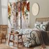 artgeist Acoustic Room Divider Flowers 53x68 in - Double-Sided Folding Screen Print on Non-Woven Canvas Acoustic Foam 3 Panel Home Office Design Nature Leaves Botanica Colorful b-C-10037-z-b view 3