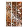 artgeist Acoustic Room Divider Abstract 53x68 in - Double-Sided Folding Screen Print on Non-Woven Canvas Acoustic Foam 3 Panel Home Office Design Marble Cement Watercolor Brown f-A-0742-z-b view 4