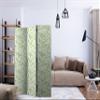 artgeist Acoustic Room Divider Botanica 53x68 in - Double-Sided Folding Screen Print on Non-Woven Canvas Acoustic Foam 3 Panel Home Office Design Nature Plants Leaves Green f-C-0278-z-b view 2