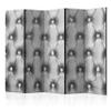 artgeist Acoustic Room Divider Glamour 90x68 in - Double-Sided Folding Screen Print on Non-Woven Canvas Acoustic Foam 5 Panel Home Office Design Diamond Ornament Leather f-A-0572-z-c view 1