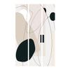 artgeist Acoustic Room Divider Abstract 53x68 in - Double-Sided Folding Screen Print on Non-Woven Canvas Acoustic Foam 3 Panel Home Office Design Geometrical Figures a-A-0862-z-b view 4