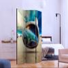artgeist Acoustic Room Divider Abstract 53x68 in - Double-Sided Folding Screen Print on Non-Woven Canvas Acoustic Foam 3 Panel Home Office Design Cosmos Planets Earth Sky c-C-0252-z-b view 3