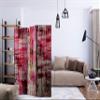 artgeist Acoustic Room Divider Faux Wood Boards 53x68 in - Double-Sided Folding Screen Print on Non-Woven Canvas Acoustic Foam 3 Panel Home Office f-A-0777-z-b view 2