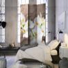 artgeist Acoustic Room Divider Cement Loft 53x68 in - Double-Sided Folding Screen Print on Non-Woven Canvas Acoustic Foam 3 Panel Home Office Grey b-A-0332-z-b view 3
