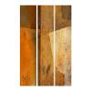 artgeist Acoustic Room Divider Abstract 53x68 in - Double-Sided Folding Screen Print on Non-Woven Canvas Acoustic Foam 3 Panel Home Office Brown Beige f-A-0517-z-b view 4