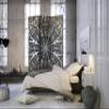 artgeist Acoustic Room Divider Mandala Orient 53x68 in - Double-Sided Folding Screen Print on Non-Woven Canvas Acoustic Foam 3 Panel Home Office f-A-0637-z-b view 3