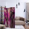 artgeist Acoustic Room Divider Abstract 53x68 in - Double-Sided Folding Screen Print on Non-Woven Canvas Acoustic Foam 3 Panel Home Office Design Rose Grey Black Like Painted a-B-0097-z-b view 2
