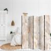artgeist Acoustic Room Divider Faux Stone 90x68 in - Double-Sided Folding Screen Print on Non-Woven Canvas Acoustic Foam 5 Panel Home Office Design Marble Abstract 3D f-C-0458-z-c view 3