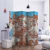 artgeist Acoustic Room Divider Cement 90x68 in - Double-Sided Folding Screen Print on Non-Woven Canvas Acoustic Foam 5 Panel Home Office Design Stone Abstract f-A-0610-z-c view 3
