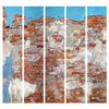 artgeist Acoustic Room Divider Cement 90x68 in - Double-Sided Folding Screen Print on Non-Woven Canvas Acoustic Foam 5 Panel Home Office Design Stone Abstract f-A-0610-z-c view 4
