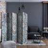 artgeist Acoustic Room Divider Japanese 90x68 in - Double-Sided Folding Screen Print on Non-Woven Canvas Acoustic Foam 5 Panel Home Office Mandala Orient Ornament p-C-0038-z-c view 2