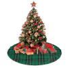 MIZIBAO Christmas Tree Skirt 30", Green Plaid Clan MacLean Hunting Tartan Xmas Tree Skirts Base Mat for Christmas Holiday Home Party Decorations Ornaments view 4