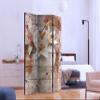 artgeist Acoustic Room Divider Retro Vintage 53x68 in - Double-Sided Folding Screen Print on Non-Woven Canvas Acoustic Foam 3 Panel Home Office Design Flowers Nature Botanica f-A-0616-z-b view 3
