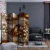 artgeist Acoustic Room Divider Abstract 90" Wx68 H Double-Sided Folding Screen Print on Non-Woven Canvas Acoustic Foam 5 Panel Home Office Design Diamond Ornament Modern a-A-0258-z-c view 2