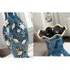 Elegant Large Flower Vases Table Centerpiece for Kitchen Dining Living Room Home Decor, European RetroTall Big Resin Flowers Chinese Vases for Bedroom Decorations, Holiday Christmas Blue 16.9 5.1in view 3