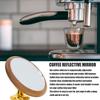 Coffee Faucet Mirror, wearresistant Coffee Observation Mirror, Best Viewing Angle, Easy Maintenance, Easy to Observe for Home use Gold view 4