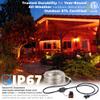 WYZworks 3312LEDs, 300ft LED Outside Rope Lights, Waterproof Permanent Outdoor ETL Certified Connectable Clear Tube, Christmas Palm Tree Holiday Decorative Landscape Patio Accent Lighting - Orange view 3